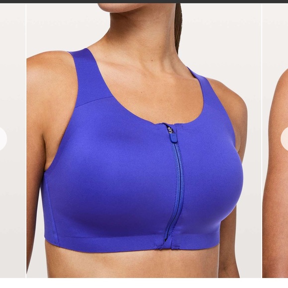 lululemon enlite bra zip-front 34dd - Picture 6 of 7